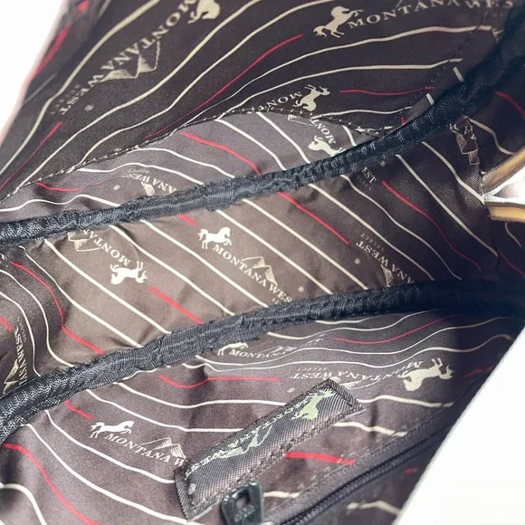 Montana West Floral Embroidered Collection Crossbody Circle Bag NWT - Picture 4 of 6